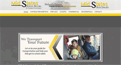 Desktop Screenshot of midstatesschoolbus.com